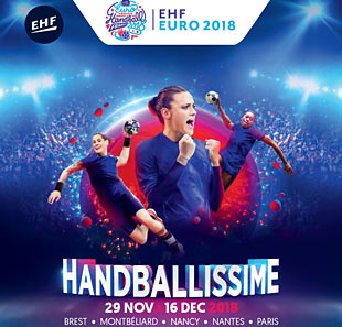 Handbal EHF EURO 2018/EURO FEMININ HANDBALL ESPAGNE / CROATIE MONTBELIARD