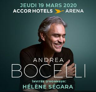 Zangvoorstelling ANDREA BOCELLI PARIS
