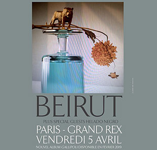 Pop-rock BEIRUT Special guest : Helado Negro PARIS