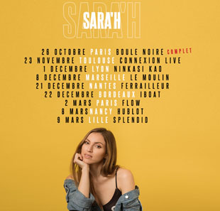 Pop-rock SARA'H + INVITE LILLE
