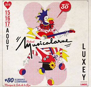 Variété en Frans chanson FESTIVAL MUSICALARUE 2019 PASS 3 JOURS - 15, 16 ET 17/08/2019 LUXEY