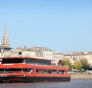 Rondvaart + Diner DEJEUNER-CROISIERE SUR LE SICAMBRE MENU GARONNE BORDEAUX