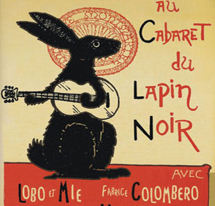 Variété en Frans chanson LES LAPINS NOIRS NANCY