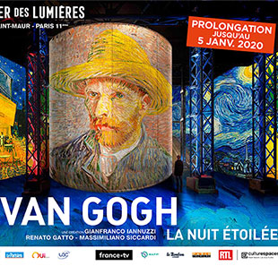Tentoonstelling VAN GOGH, LA NUIT ÉTOILÉE + JAPON RÊVÉ PARIS