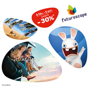 Pretpark FUTUROSCOPE-OFFRE RÉOUVERTURE 2019 BILLET DATÉ JAUNAY CLAN