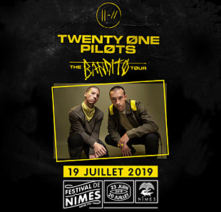 Pop-rock TWENTY ONE PILOTS FESTIVAL DE NIMES 2019 NIMES