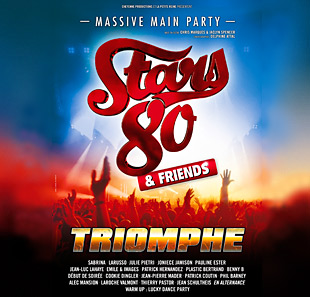 Variété en Frans chanson STARS 80 TRIOMPHE LILLE