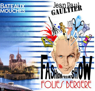 Rondvaart + Diner BATEAUX BY JEAN-PAUL GAULTIER FASHION FREAK SHOW PARIS