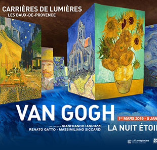 Monumentenbezoek VAN GOGH, LA NUIT ÉTOILÉE LES BAUX DE PROVENCE