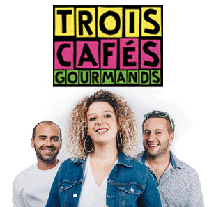 Variété en Frans chanson TROIS CAFES GOURMANDS