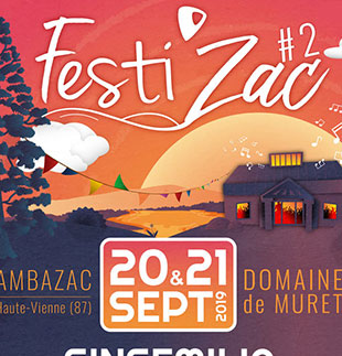 Pop-rock FESTI'ZAC 2019 BLANKASS - LA BELLE BLEUE AMBAZAC