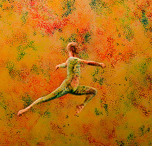 Hedendaagse dans SUMMERSPACE - EXCHANGE - SCENARIO CUNNINGHAM - BALLET OPERA DE LYON PARIS