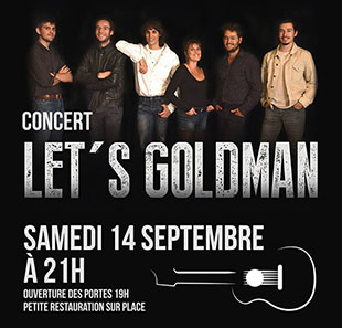 Variété en Frans chanson CONCERT LET'S GOLDMAN MONTBRISON