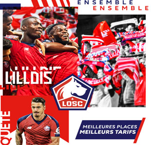 Voetbal LOSC LILLE ABONNEMENT 2019/2020 CHAMPIONNAT LIGUE 1 CONFORAMA VILLENEUVE D ASCQ