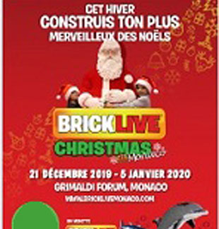Tentoonstelling BRICKLIVE CHRISTMAS MONACO