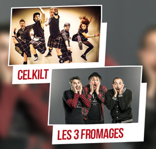 Rock CELKILT + LES 3 FROMAGES LYON