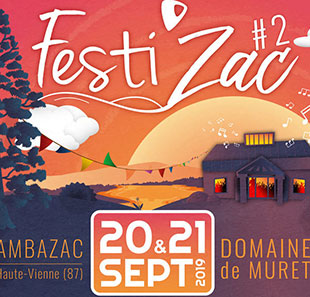 Hedendaagse muziek FESTI'ZAC 2019 PASS 2J AMBAZAC
