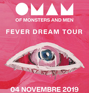 Pop-rock OF MONSTERS AND MEN FEVER DREAM TOUR PARIS