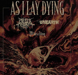 Pop-rock AS I LAY DYING CHELSEA GRIN-UNEARTH-FIT FOR A KING PARIS