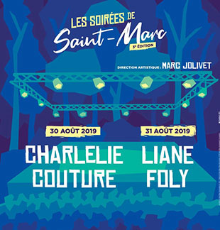 Variété en Frans chanson CHARLELIE COUTURE LES SOIREES DE SAINT MARC 2019 ST MARC JAUMEGARDE