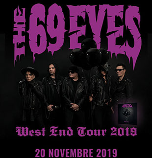 Hardrock THE 69 EYES + Lacrimas Profundere PARIS
