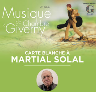 Jazz MUSIQUE DE CHAMBRE A GIVERNY 2019 CARTE BLANCHE A MARTIAL SOLAL VERNON