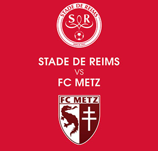 Voetbal STADE DE REIMS / FC METZ LIGUE 1 CONFORAMA - 21EME JOURNEE REIMS