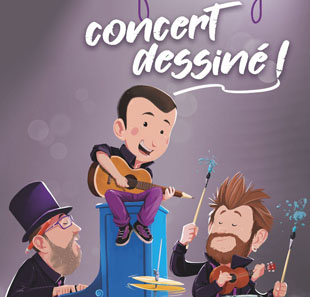 Muziek/concert voor kinderen ALDEBERT ENFANTILLAGES, CONCERT DESSINE LE MANS
