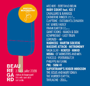 Pop-rock FESTIVAL BEAUREGARD 2020 HEROUVILLE ST CLAIR