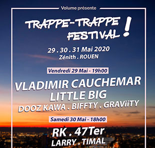Pop-rock TRAPPE-TRAPPE FESTIVAL 2020 LE GRAND QUEVILLY