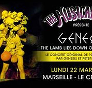 Pop-rock THE MUSICAL BOX GENESIS MARSEILLE