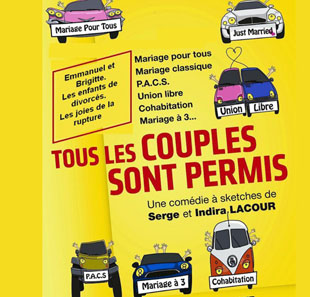Komedie TOUS LES COUPLES SONT PERMIS CIE MIEUX VAUT EN RIRE MONTAUBAN