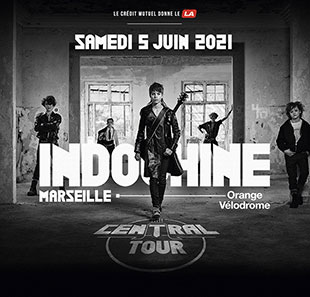 Transport INDOCHINE : BUS MONTPELLR + PELOUSE ORANGE VELODROME - MARSEILLE MONTPELLIER