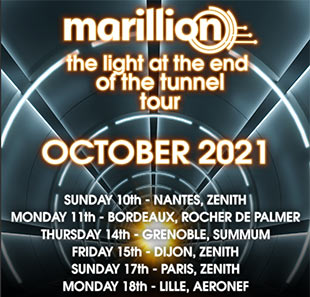 Pop-rock MARILLION The Light At the End of The Tunnel ST HERBLAIN