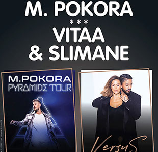 Variété en Frans chanson M POKORA / VITAA - SLIMANE FESTIVAL DE NIMES 2021 NIMES