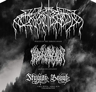 Hardrock WOLVES IN THE THRONE ROOM + BLOOD INCANTATION + STYGIAN BOUGH VILLEURBANNE