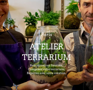 Workshop volwassenen RÉALISEZ VOTRE TERRARIUM LES ATELIERS WECANDOO PARIS