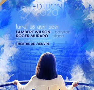 Zangvoorstelling LAMBERT WILSON Mélodies françaises et américaines PARIS