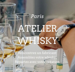 Workshop volwassenen CRÉEZ VOTRE WHISKY - PARIS LES ATELIERS WECANDOO