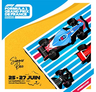 Auto- en motorsport FORMULA 1 GRAND PRIX DE FRANCE PASS WEEK-END 26 & 27 JUIN 2021 LE CASTELLET