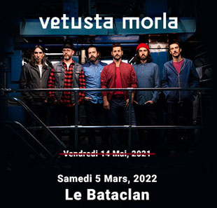 Pop-rock VETUSTA MORLA + 1ère partie PARIS