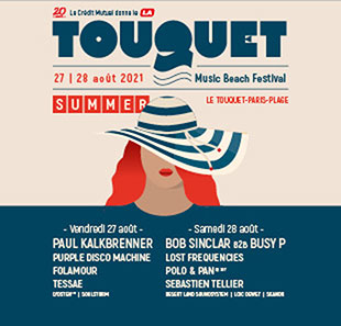 Electronische muziek TOUQUET MUSIC BEACH FESTIVAL 2021
