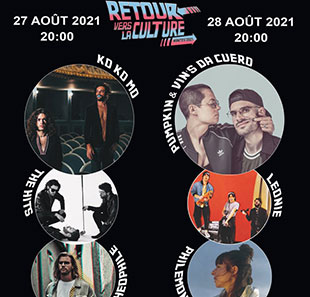 Pop-rock FESTIVAL RETOUR VERS LA CULTURE P2J VALABLE LES 27 ET 28 AOUT 2021 ST HERBLAIN
