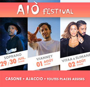 Variété en Frans chanson VIANNEY AIO FESTIVALE AJACCIO