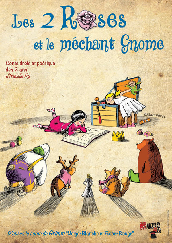 LES DEUX ROSES ET LE MECHANT GNOME